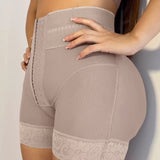 Sorelyne® Colombian Girdles Lace Stitching Slimming Shorts Butt Lifter Front Buckle Shaping Panty