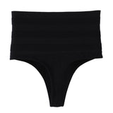 High Waist Sexy Triangle Thong Briefs Tummy Control Shapewear Panties