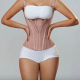 Waist Trainer for Women Body Shaper Corset Vest Tank Top with Steel Bones