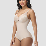 Sorelyne® Lace Deep V Keyhole Cutout Bodysuit