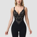 Sorelyne® Lace Plunge Backless Bodysuit Shapewear