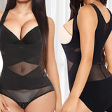 Mesh Seamless Waist Slimmer Corset Butt Shaping Shapewear Bodysuit