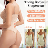 Seamless Lace Slimming Waist Bodysuit Tummy Control Thong Shapewear With Bra