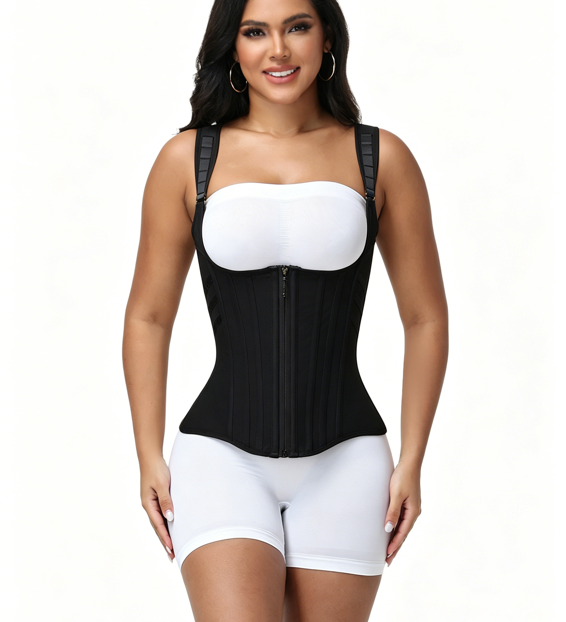 Sorelyne® Double Layer Compression Curved Boned Waist Trainer