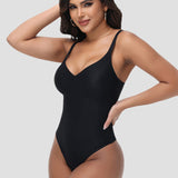 Sorelyne® Thong Shapewear Bodysuit Butt Lifting with Adjustable Strap