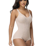 Sorelyne® Sexy V Neck Lace Briefs Shapewear Bodysuit (Pre-Sale)