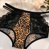 Sexy Ice Silk Lace High Waist Tummy Control Panties