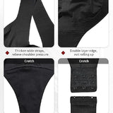 Sorelyne® Women's Tummy Control Seamless Ice Silk Summer Bodysuit Compression V Neck Body Shaper