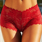 Sexy Floral Lace Lingerie Low rise Plus Size Panties