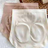 Seamless Tummy Control Antibacterial Crotch Briefs High Waist Butt Lift Panties