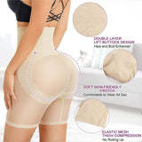 Double Tummy Control Girdle Shorts High Waist Butt Lifter Thigh Slimmer Shaper Shorts