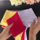 Candy Multicolor Mid-waisted Shaped Panties Underwear Breifs