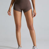 Seamless Hip-lifting Sports Yoga Shorts