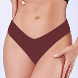 Sexy Ice Silk Low-Rise Panties Seamless Multicolor Briefs Lingerie