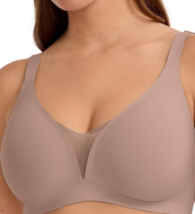 Women's Deep V Seamless Push Up Wire Free Comfort Bra