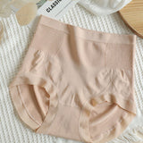 Seamless Tummy Control Antibacterial Crotch Briefs High Waist Butt Lift Panties