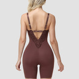 Sorelyne® Lace Plunge Backless Bodysuit Shapewear