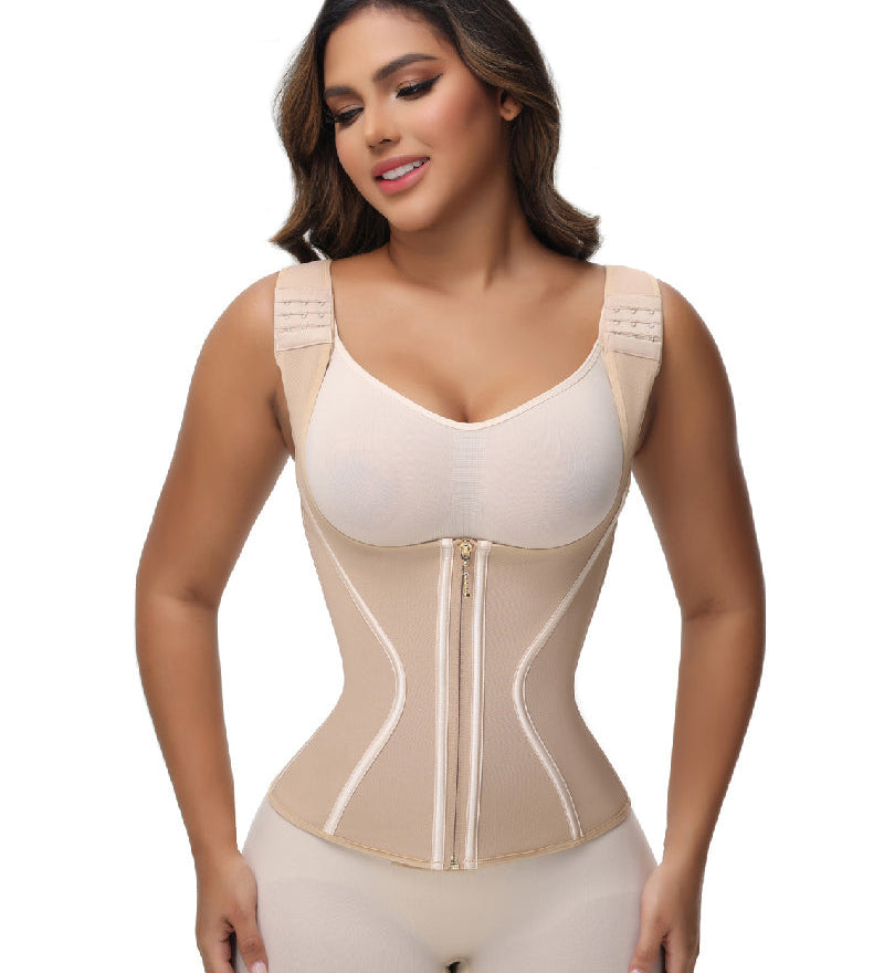 Sorelyne® Women's Double Compression Bone Waist Trainer Tummy Control Postpartum Corset Vest