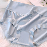 Luxury High Waist Tummy Control Satin Panties