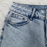Sorelyne® Cut out Floral Denim with Lace Wide Leg Jeans for Women