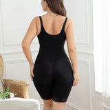 Women Black Tummy Control Post Surgery Shapewear with Zipper
