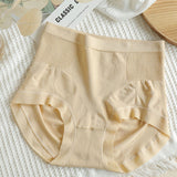 Seamless Tummy Control Antibacterial Crotch Briefs High Waist Butt Lift Panties