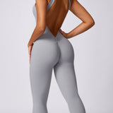 Peach Hip-lifting and Beautiful Back Quick-drying Yoga Jumpsuit