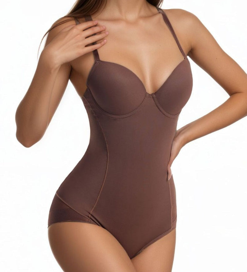 Sleeveless Lace Patchwork One Piece Shapewear Bodysuits