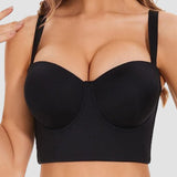 Seamless Multiway Low Back Anti Slip Push up Full Coverage Larger size Bras