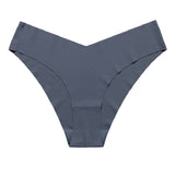 Sexy Ice Silk Low-Rise Panties Seamless Multicolor Briefs Lingerie