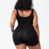 Women's Tummy Control Mid-Thigh Seamless Outerwear Bodusuit Shapewear