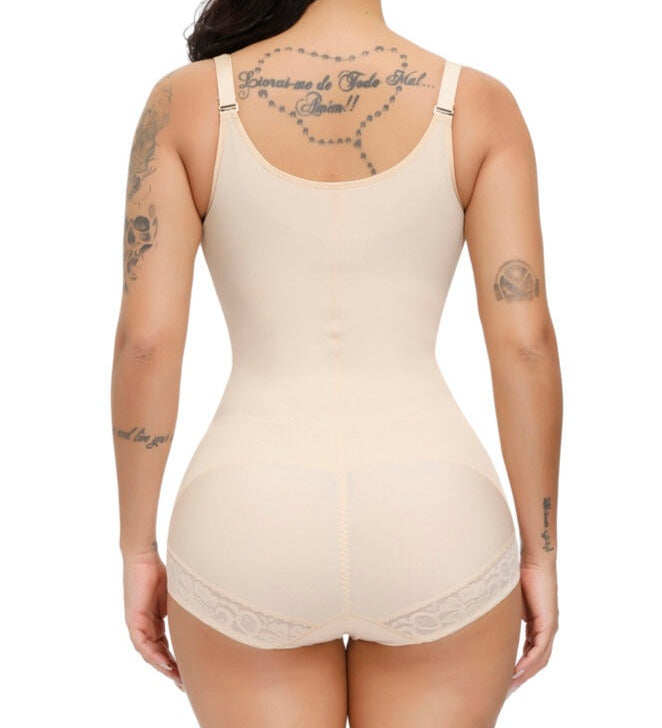 Sorelyne® Firm Control Butt Lifter Tummy Control Lace Bodysuit Shapewear