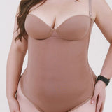 Sorelyne® Sexy Back Lace-up Thong Seamless Skinny Bodysuit