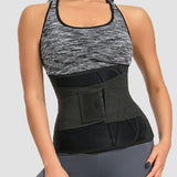 Working Out Sweat Waist Trainer Tummy Control Back Support Wrap Belt Corset