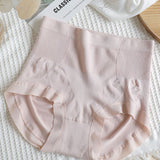 Seamless Tummy Control Antibacterial Crotch Briefs High Waist Butt Lift Panties