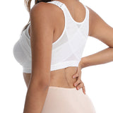 Front Closure Post Surgery Compression Shapewear Bra With Breast Support Belt