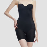 Seamless Mid Thigh Strapless Shapewear Comfort Tummy Control Bodysuits With Bra