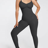 Women's Seamless Breast Support Tummy Control Full Shaping Jumpsuit