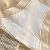 Ice Silk Seamless Tightening Waist Panties Hip Lift Breathable Shaping Briefs
