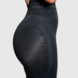High Waist Tummy Control Butt Lifting Mid Thigh Mesh Shaper Shorts