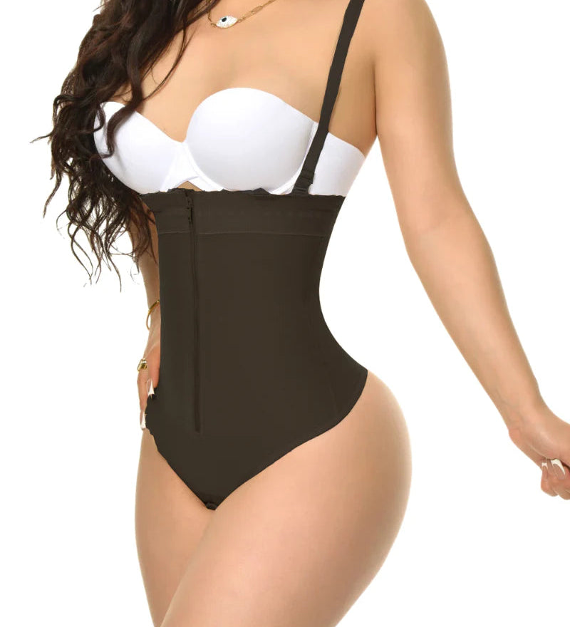 Sorelyne® Tummy Control High Waist Butt Lifter Thong Bodysuit Shapewear