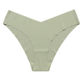 Sexy Ice Silk Low-Rise Panties Seamless Multicolor Briefs Lingerie