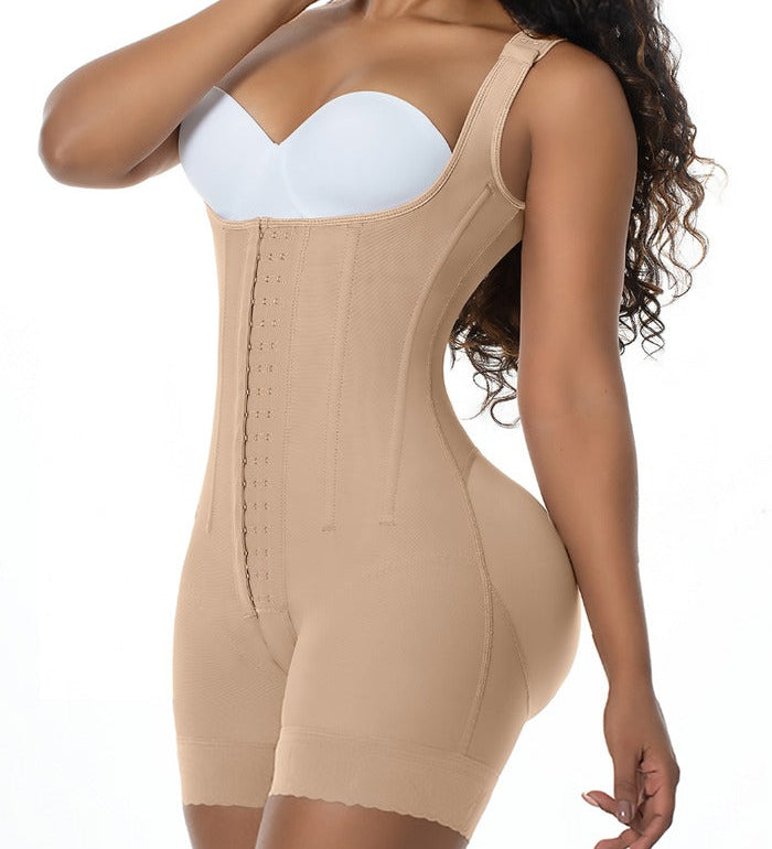 Sorelyne® High Compression Open Bust Shapewear With Hook Shaper Slimming Bodysuit  Tummy Control Girdles