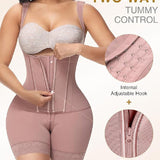 Sorelyne® High compression Front Zipper Mid Thigh Shapewear