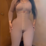 Full Coverage Girdles Long Sleeve Bodysuit Shapewear