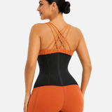 Women's Workout Sweat Waist Trainer Weight Loss Tummy Wrap Sports Belt With Buckle