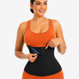 Women's Workout Sweat Waist Trainer Weight Loss Tummy Wrap Sports Belt With Buckle