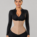Girdles Colombianas Boned Corset Waist Trainer With Elastic Band