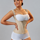 Waist Trainer for Women Body Shaper Corset Vest Tank Top with Steel Bones
