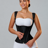 Waist Trainer for Women Body Shaper Corset Vest Tank Top with Steel Bones